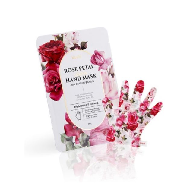 Rose Petal Satin Hand Mask