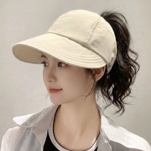 Plain Open Top Sun Hat