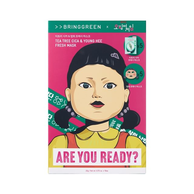 Tea Tree Cica & Young Hee Fresh Mask Set Squid Game Edition