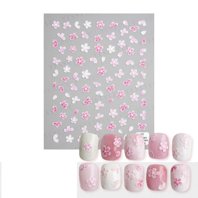 Embossed Nail Stickers L