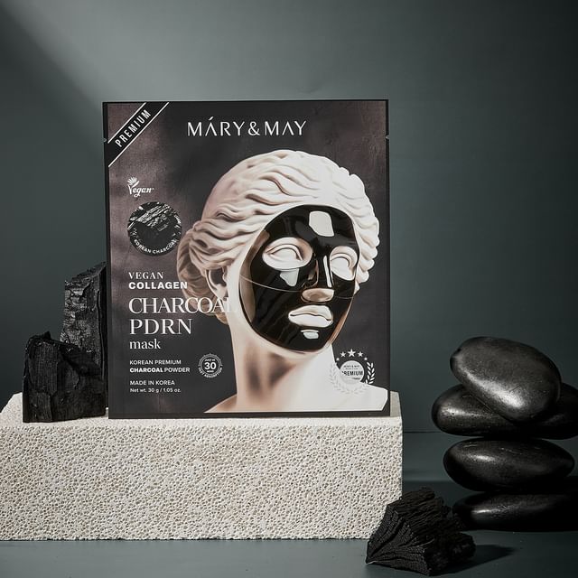 Vegan Collagen Charcoal PDRN Mask