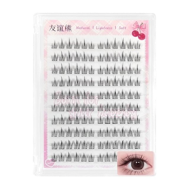 Natural Glue-free Multipack False Eyelashes Cluster