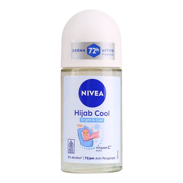 Hijab Cool Bright & Cool Vitamin C & Mint Deodorant Roll On