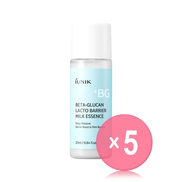 Beta-Glucan Lacto Barrier Milk Essence Mini 5pcs Bundle Set