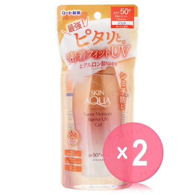 Skin Aqua Super Moisture Barrier UV Gel SPF 50+ PA++++ 2pcs Bundle Set