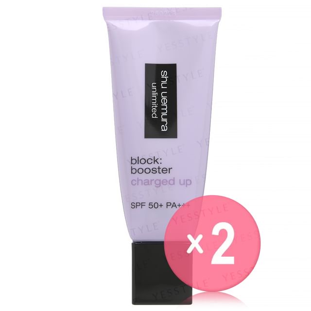 Unlimited Block: Booster Advanced SPF 50+ PA+++ Icy Mauve 2pcs Bundle Set