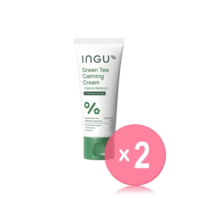 Green Tea Calming Cream + Biome Balance For Normal To Oily Skin 2pcs Bundle Set