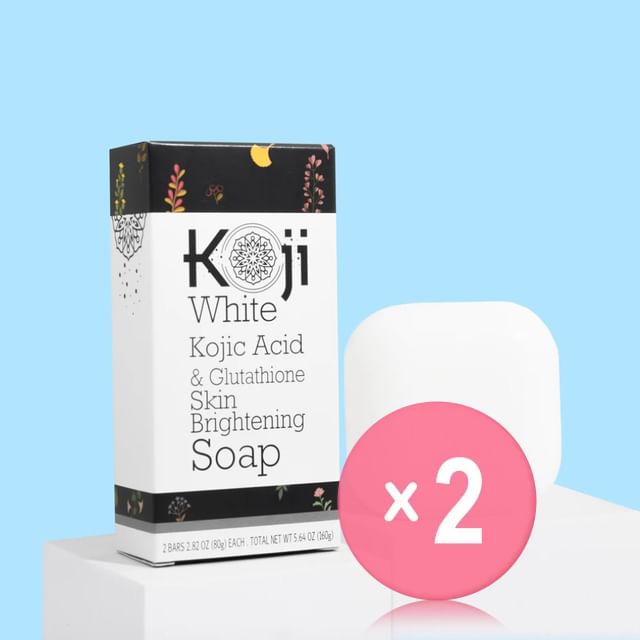 Kojic Acid & Glutathione Skin Brightening Soap 2pcs Bundle Set