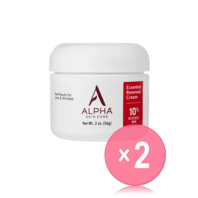 Essential Renewal Cream 10% Glycolic AHA 2pcs Bundle Set