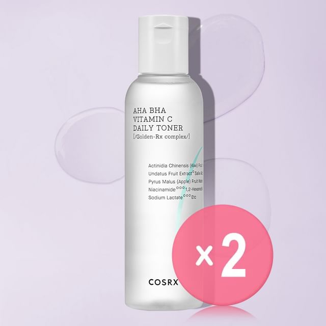 Refresh AHA BHA Vitamin C Daily Toner 2pcs Bundle Set