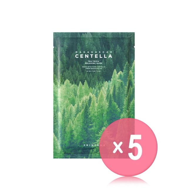Madagascar Centella Tea-Trica Relaxing Mask 5pcs Bundle Set
