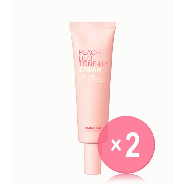 Peach Deo Tone-Up Cream 2pcs Bundle Set