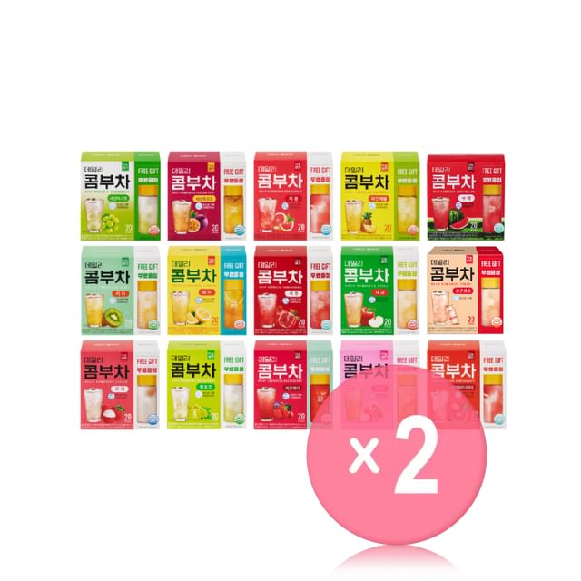 Daily Kombucha - 14 Types 2pcs Bundle Set