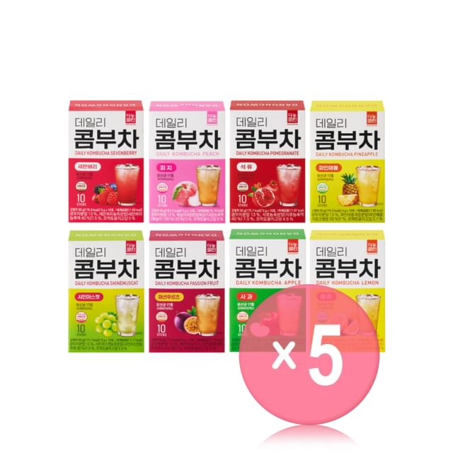 Daily Kombucha - 9 Types 5pcs Bundle Set