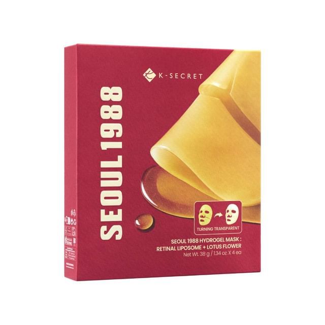 SEOUL 1988 Hydrogel Mask : Retinal Liposome + Lotus Flower Set