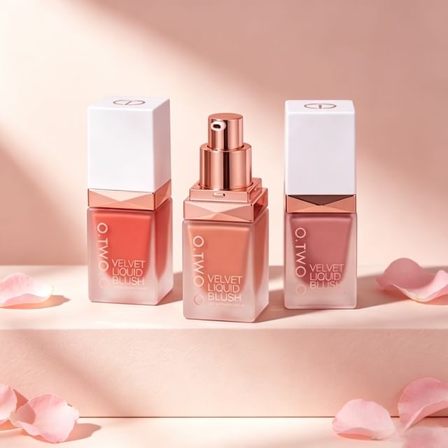 Natural and Reddish Liquid Blush - 3 Colors