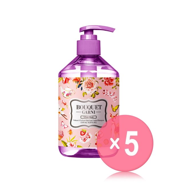 Volume & Perfume Hair Loss Shampoo White Musk 5pcs Bundle Set