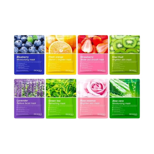Brightening / Moisturizing / Soothing Plant-based Facial Sheet Mask - 8 Types