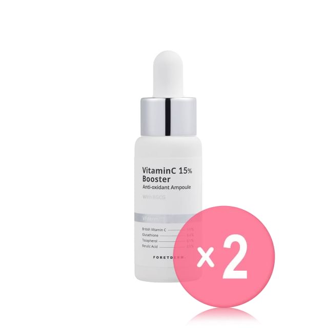 VitaminC 15% Booster Anti-oxidant Ampoule 2pcs Bundle Set