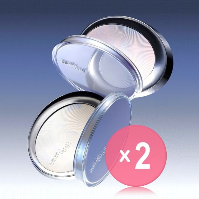 Moonlight Stone Flawless Oil-control Pressed Powder - 2 Colors 2pcs Bundle Set