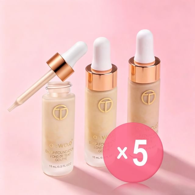 Drop Foundation - 3 Shades 5pcs Bundle Set