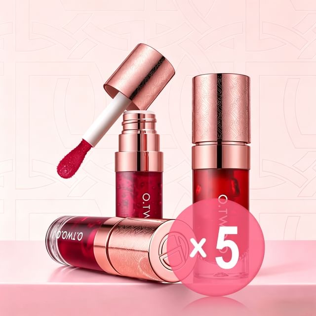 Haute Watery liquid lip & cheek Tint - 4 Colors 5pcs Bundle Set