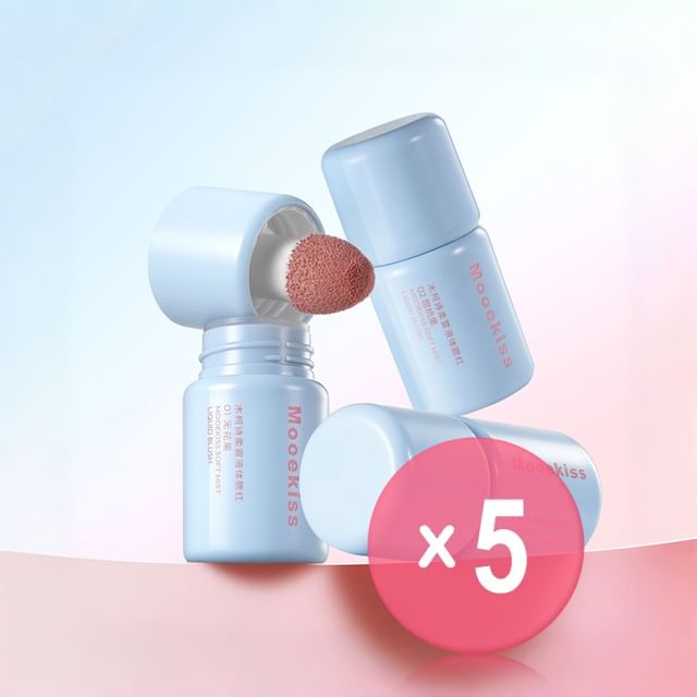 Soft Mist Liquid Blush - 2 Colors 5pcs Bundle Set