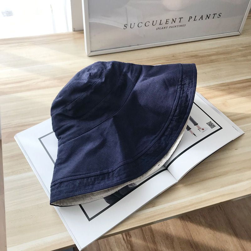 Reversible Wide Brim Bucket Hat