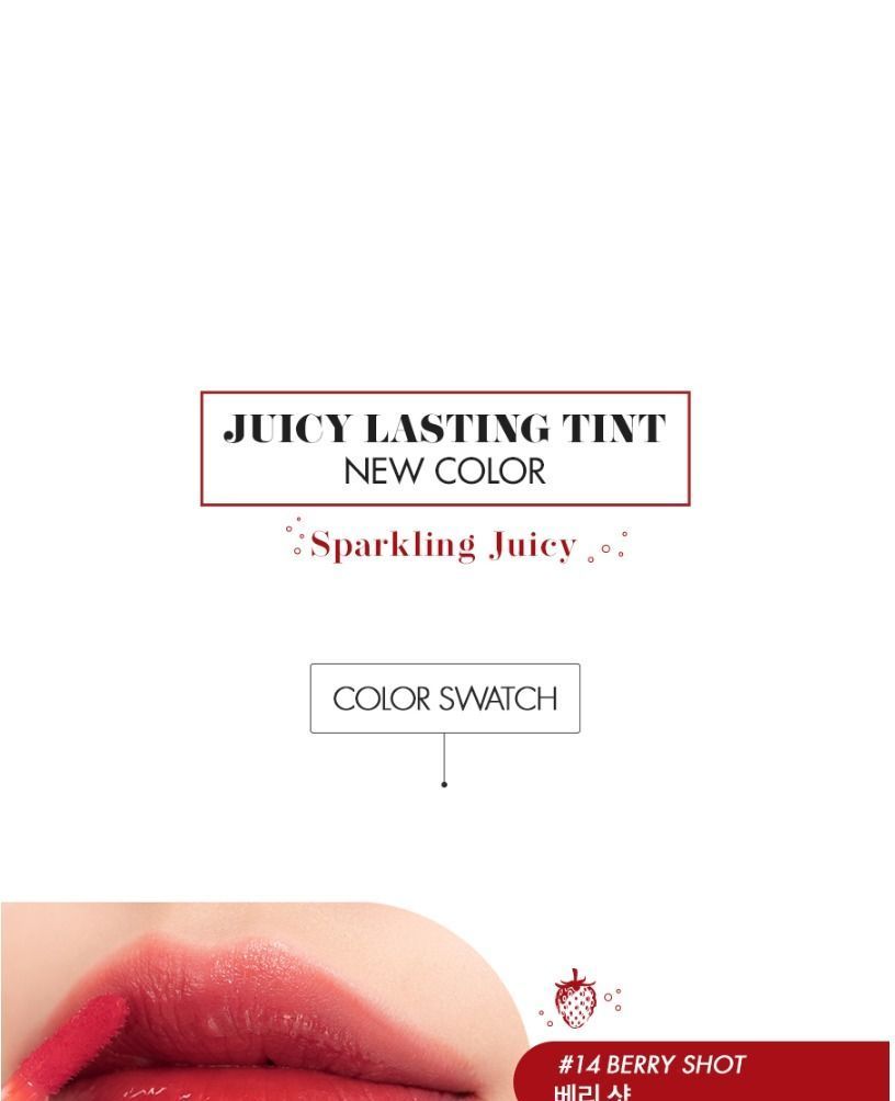 Juicy Lasting Tint Sparkling Juicy Collection - 4 Colors