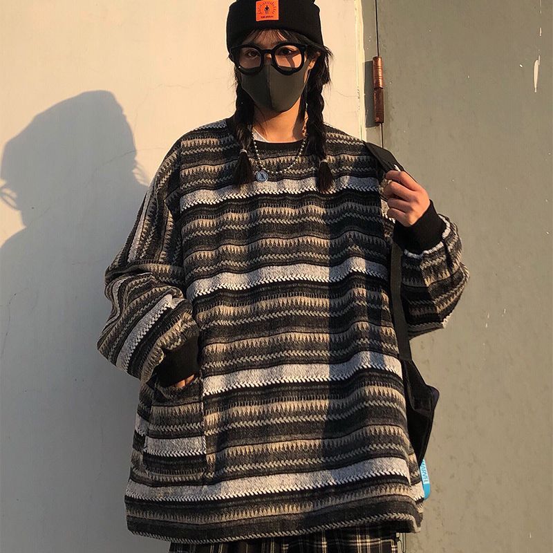Striped Loose Sweater