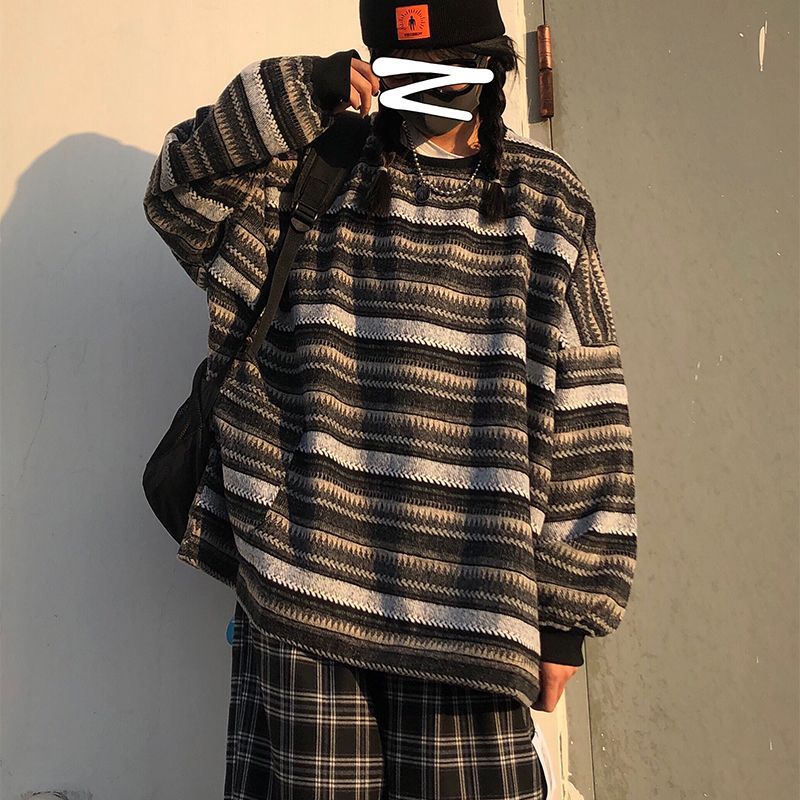 Striped Loose Sweater