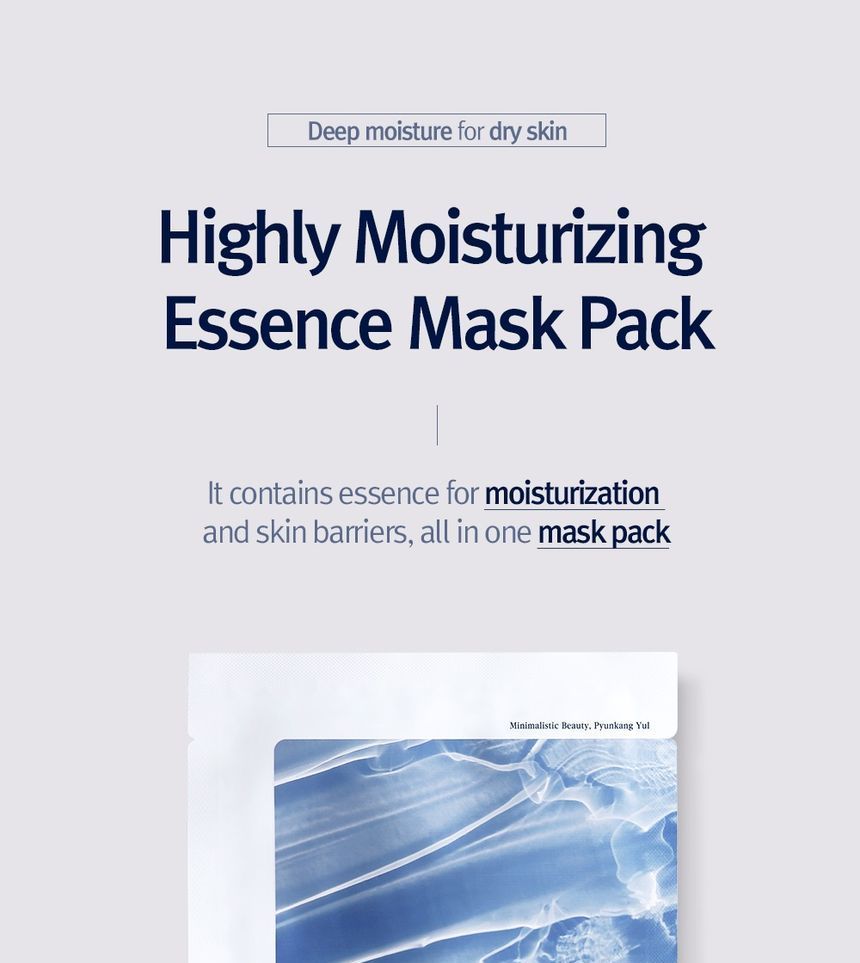 Highly Moisturizing Essence Mask Pack