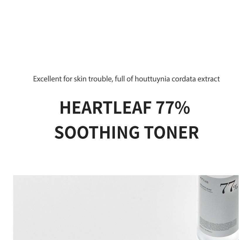 Heartleaf 77% Soothing Toner Mini