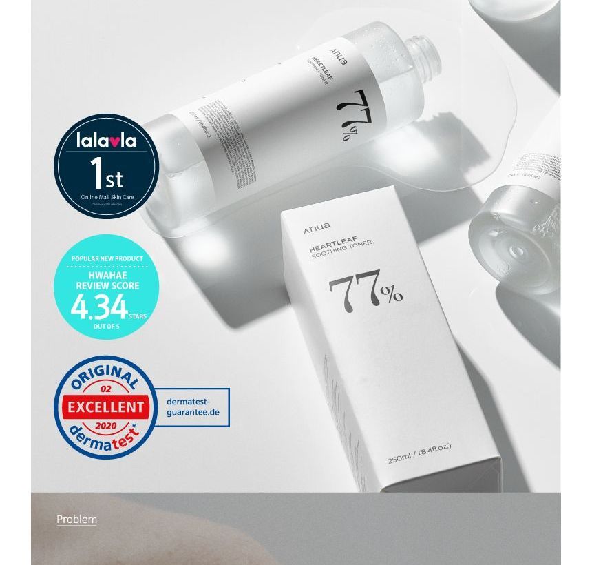 Heartleaf 77% Soothing Toner Mini