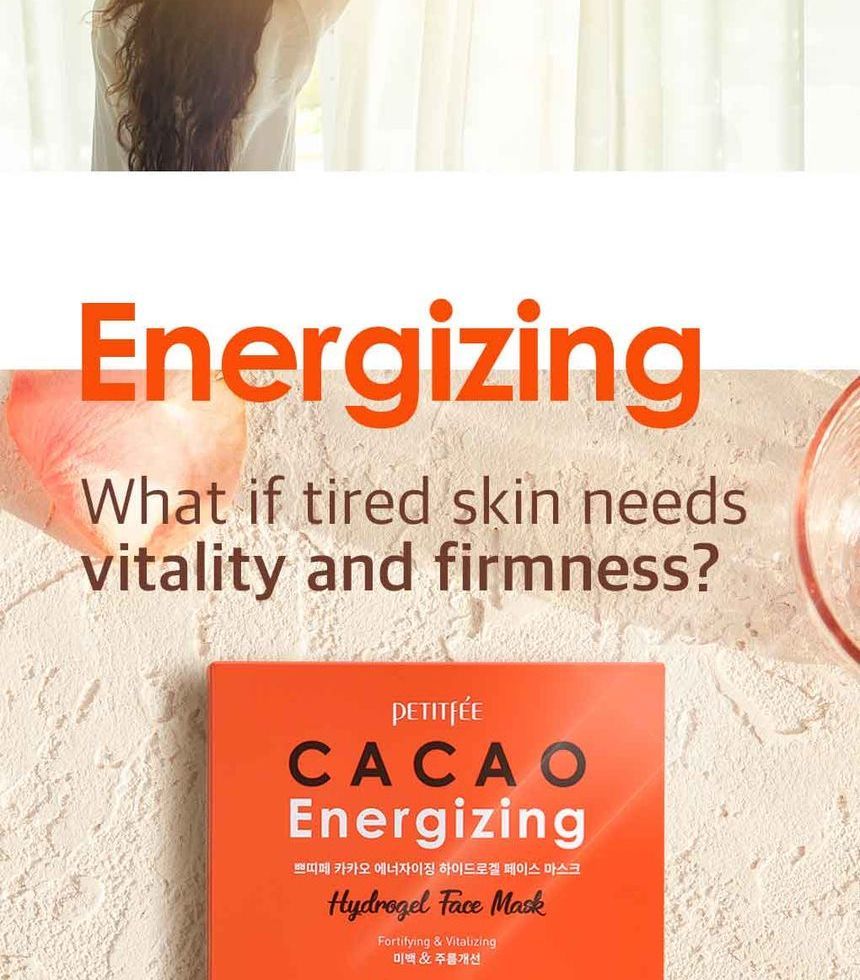 CACAO Energizing Hydrogel Face Mask Set