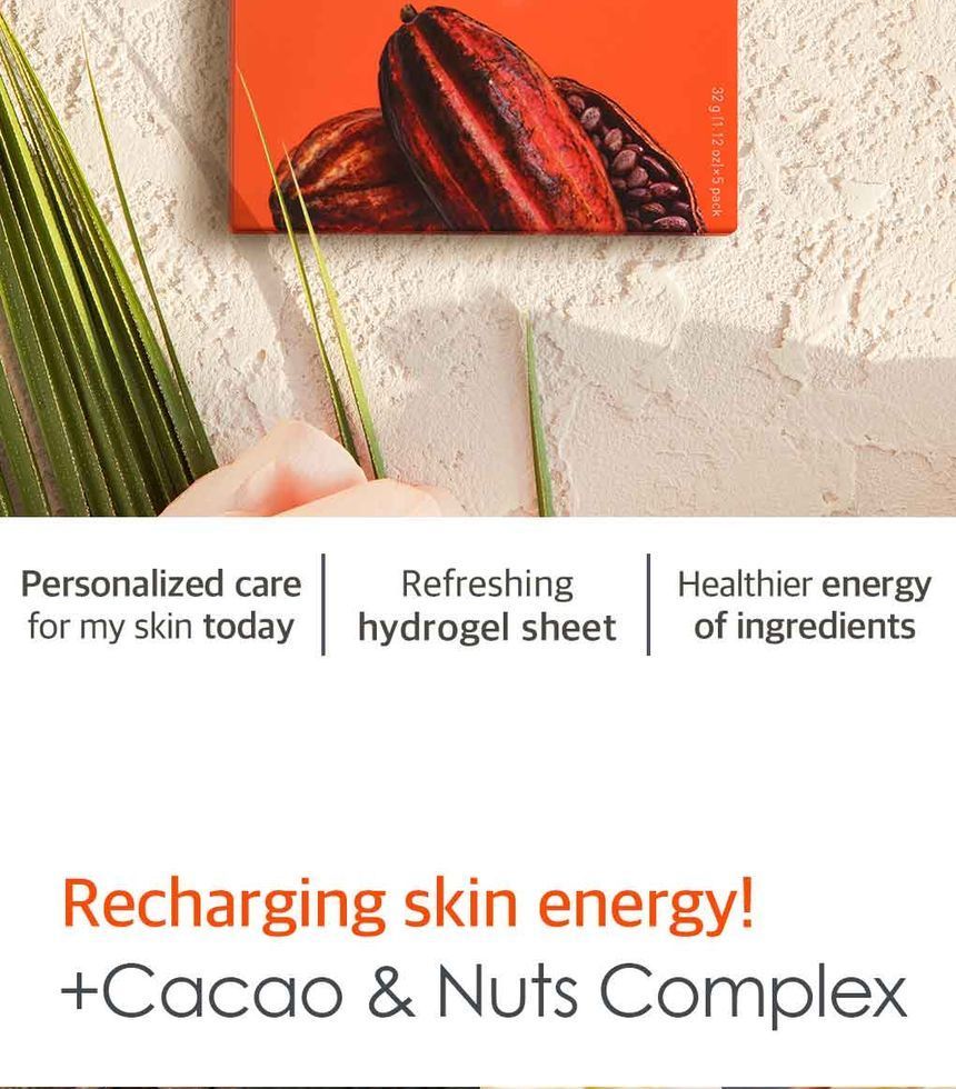 CACAO Energizing Hydrogel Face Mask Set
