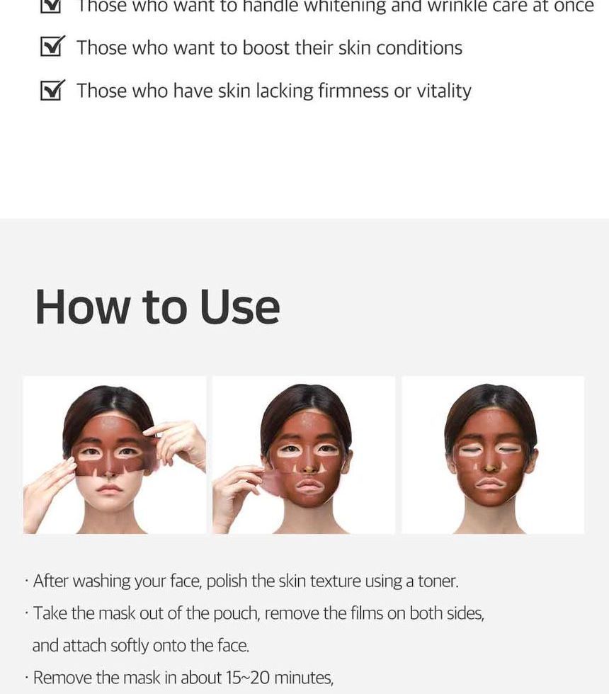 CACAO Energizing Hydrogel Face Mask Set