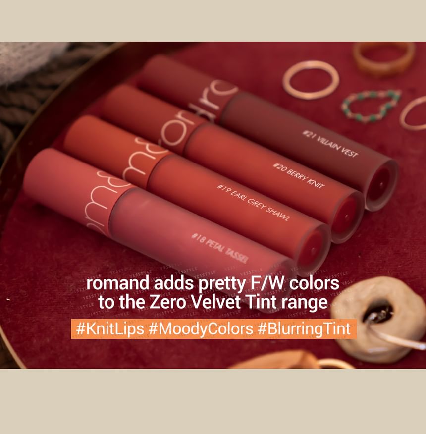 Zero Velvet Tint 2020 F/W Series - 4 Colors