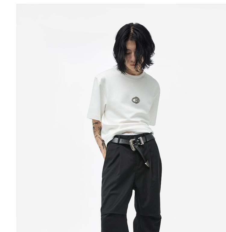 Flared Two Tone Dress Pants