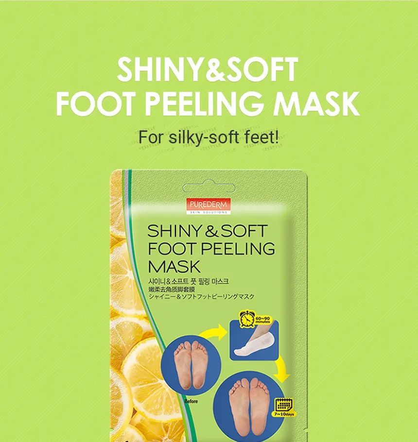 Shiny & Soft Foot Peeling Mask (1 pair)