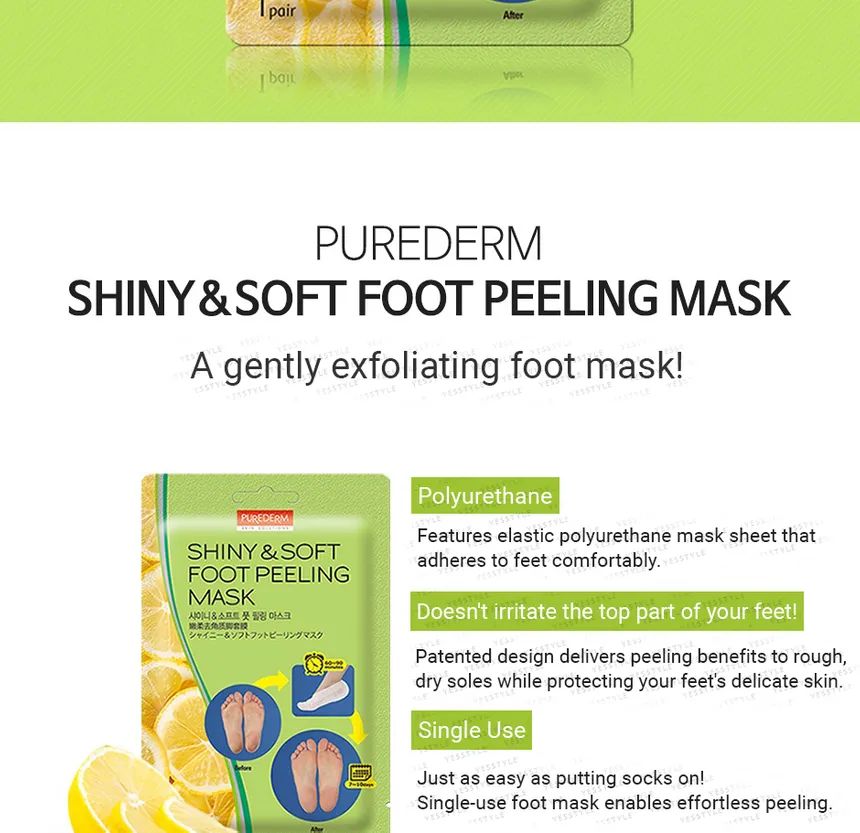 Shiny & Soft Foot Peeling Mask (1 pair)