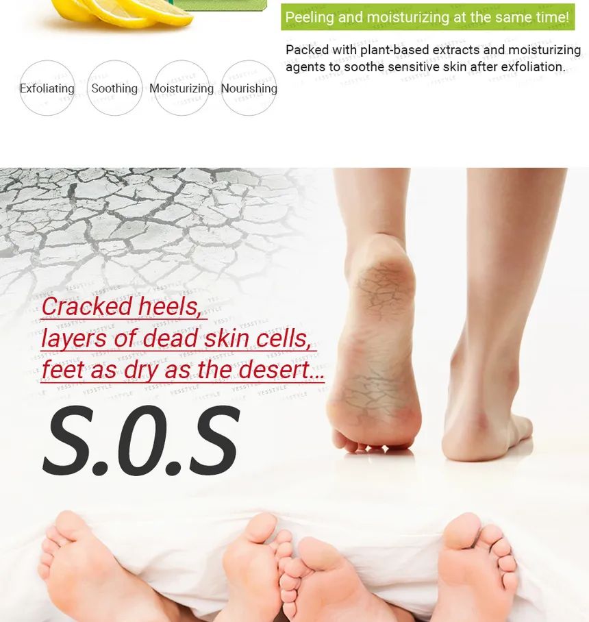 Shiny & Soft Foot Peeling Mask (1 pair)