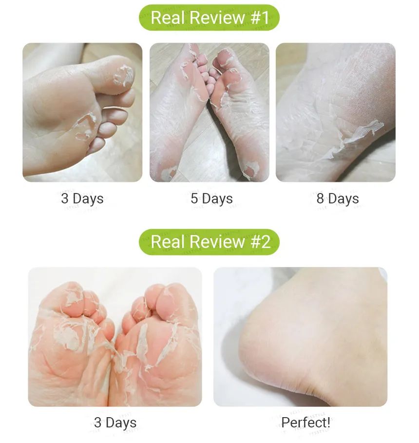 Shiny & Soft Foot Peeling Mask (1 pair)