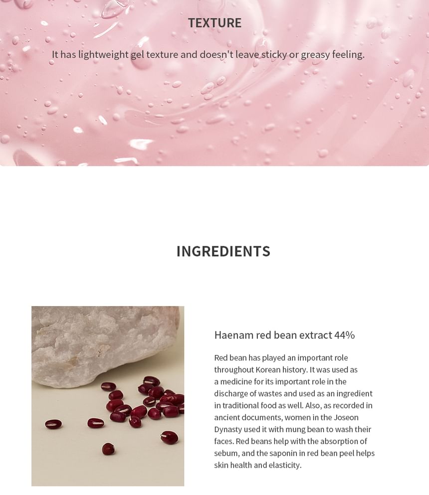 Red Bean Water Gel