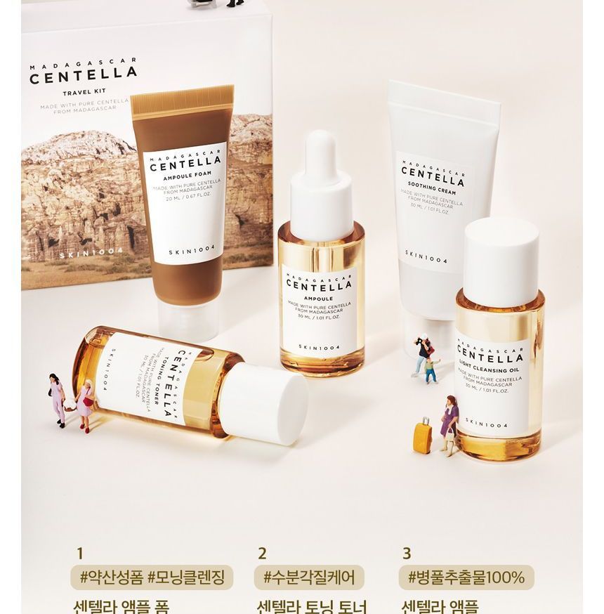 Madagascar Centella Travel Kit