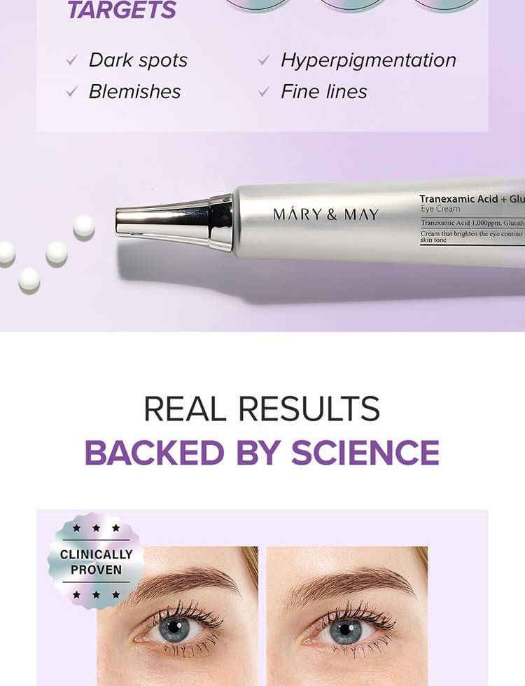 Tranexamic Acid + Glutathione Eye Cream Mini
