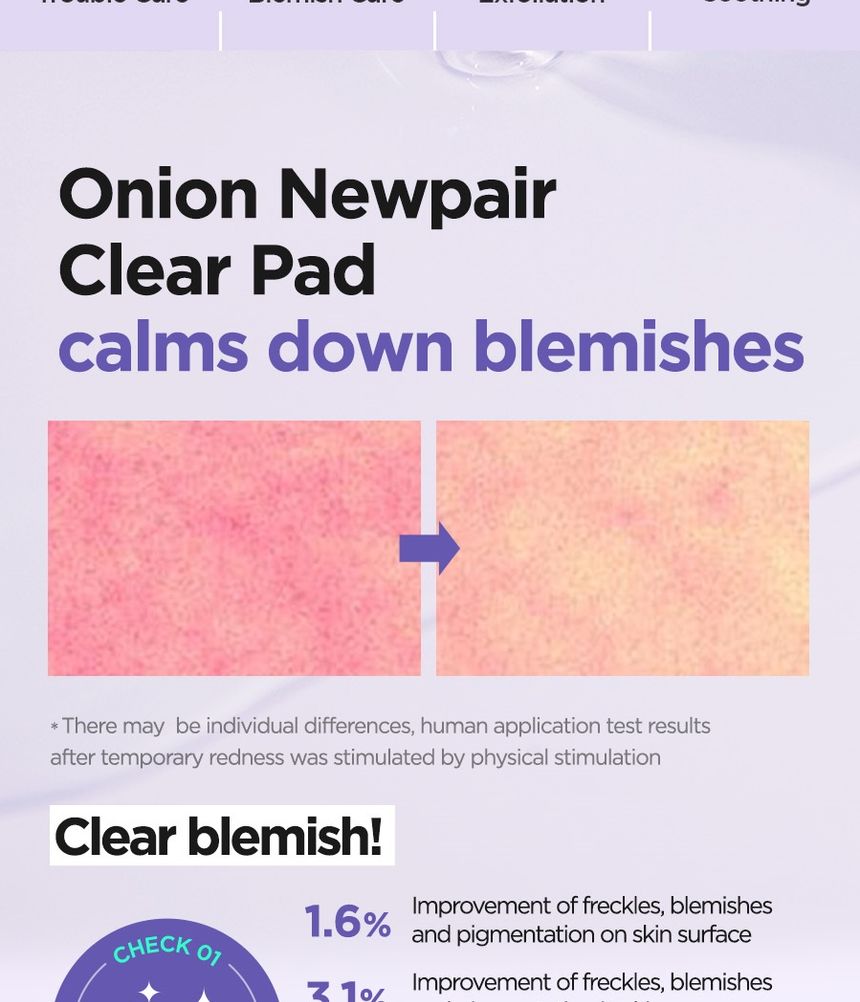 Onion Newpair Clear Pad