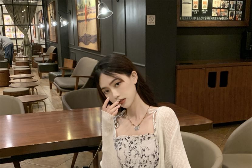 Plain Light Cardigan