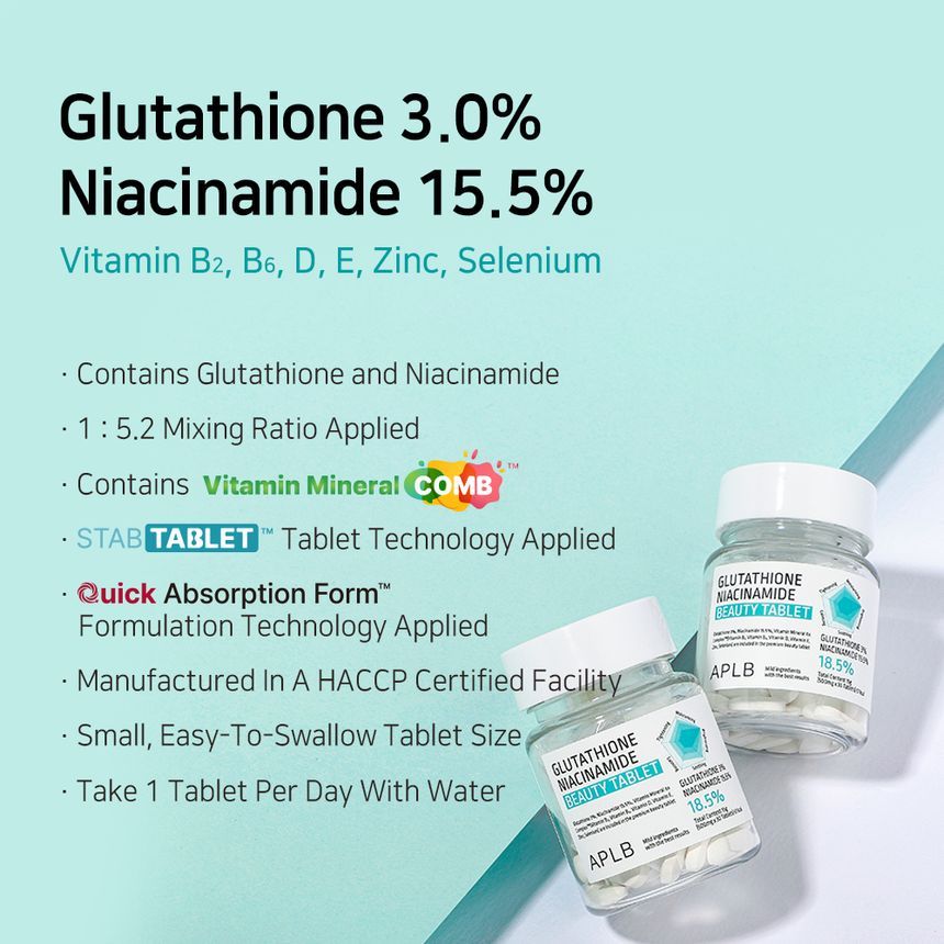 Glutathione Niacinamide Beauty Tablet