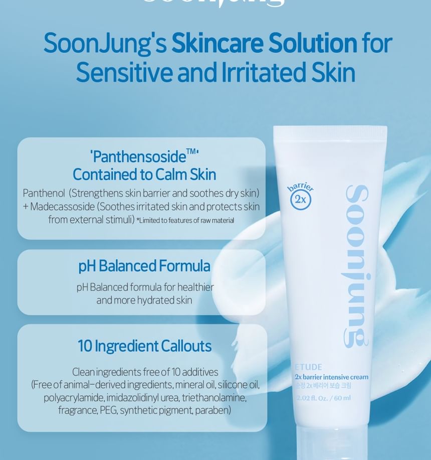 Soon Jung 2x Barrier Intensive Cream 2pcs Bundle Set